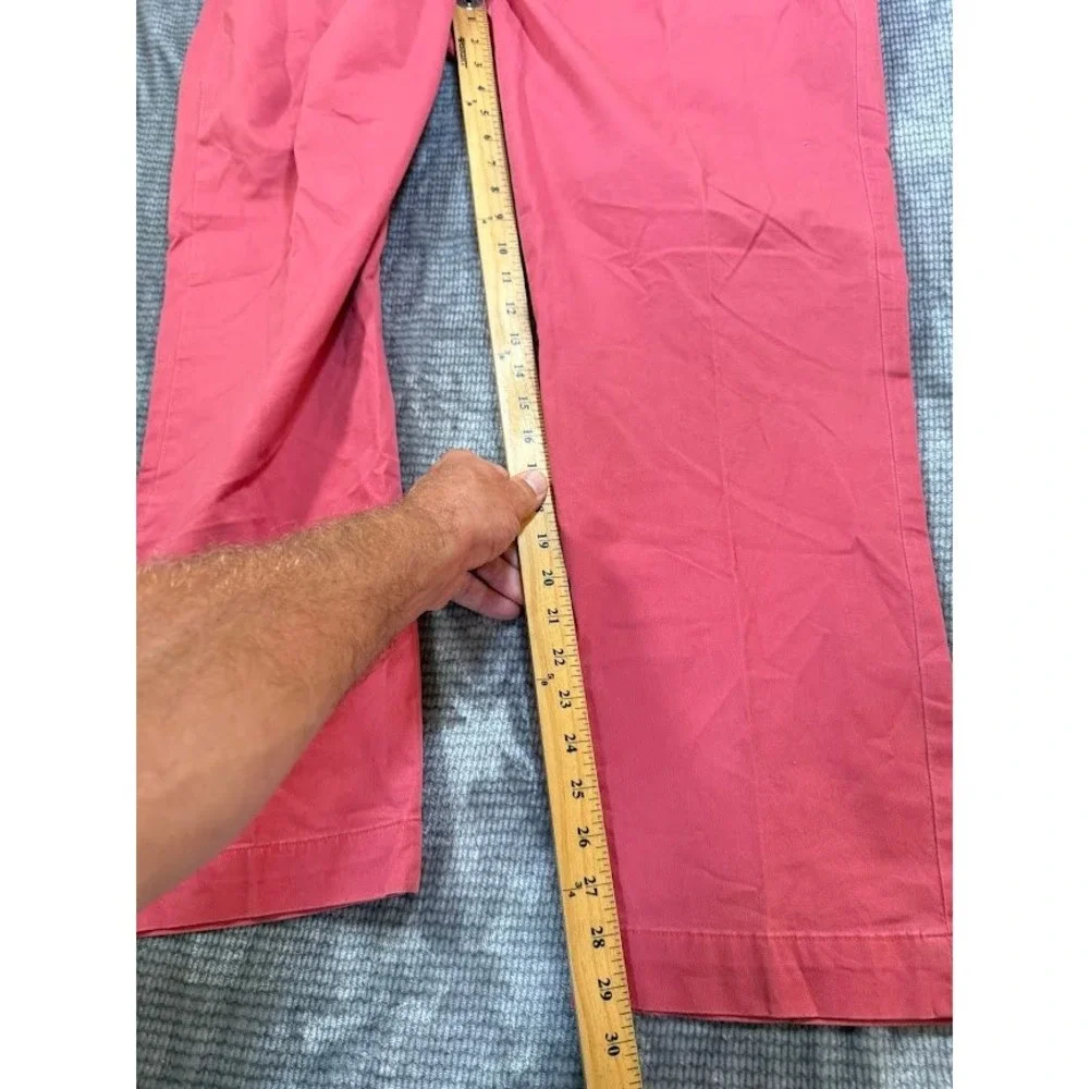 Polo Ralph Lauren Mens 40x30 Stretch Straight Fit Chino Pants Salmon Pink Coral